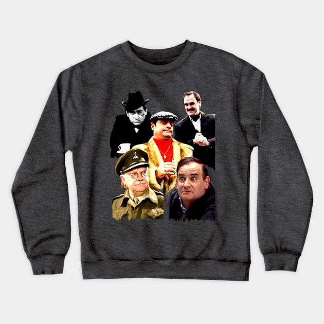 British tv comedy legends Crewneck Sweatshirt by Diversions pop culture designs